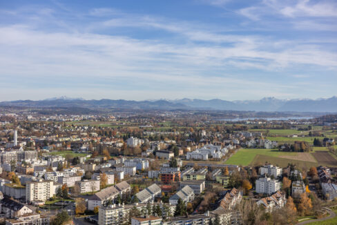 Aussicht über Fällanden, Schwerzenbach und Greifensee
