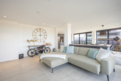 Wohnbreich mit Blick zu Essbreich und Küche