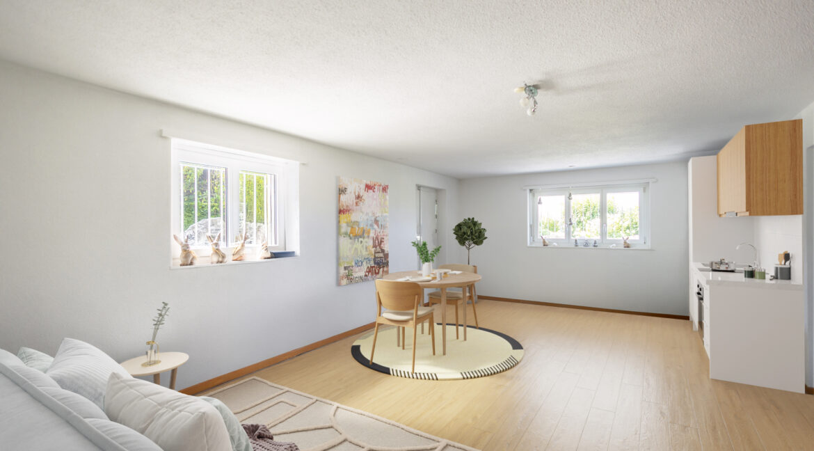 Einrichtungsbeispiel, Einliegerwohnung