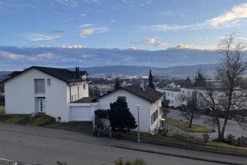Aussicht aus dem 1.OG bestehende Liegenschaft