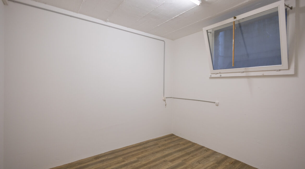 Hobbyraum 14 m² (nicht beheizt)